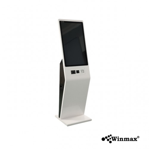 เครื่องกดบัตรคิวบริการตนเอง ตู้คีออสขายสินค้า Kiosk Ordering Self Service ขนาด 32 นิ้ว Winmax รุ่น Win513
