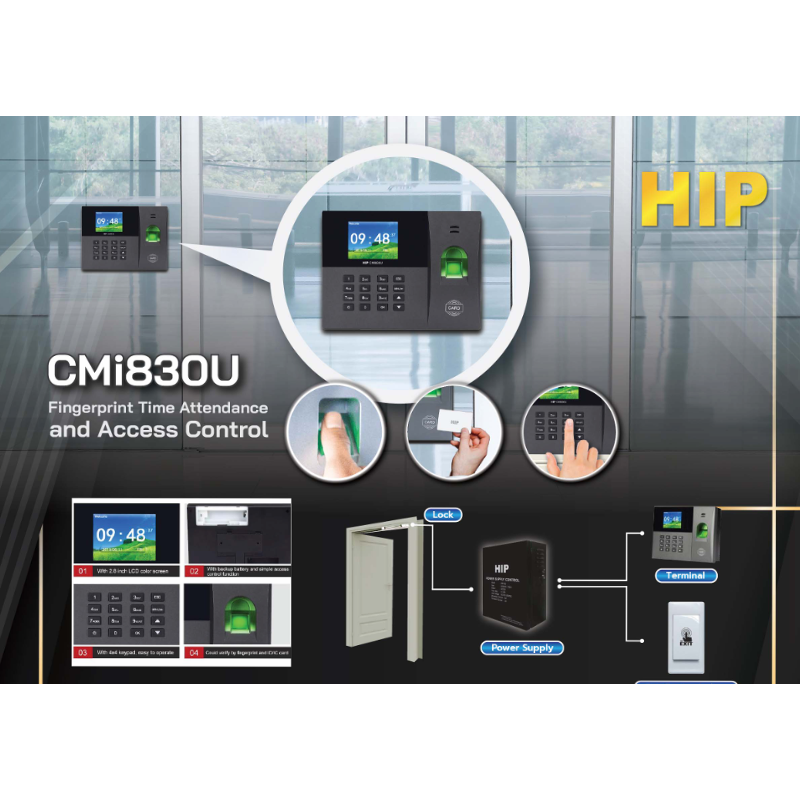 เครื่องสแกนลายนิ้วมือ รุ่น CMi830U
