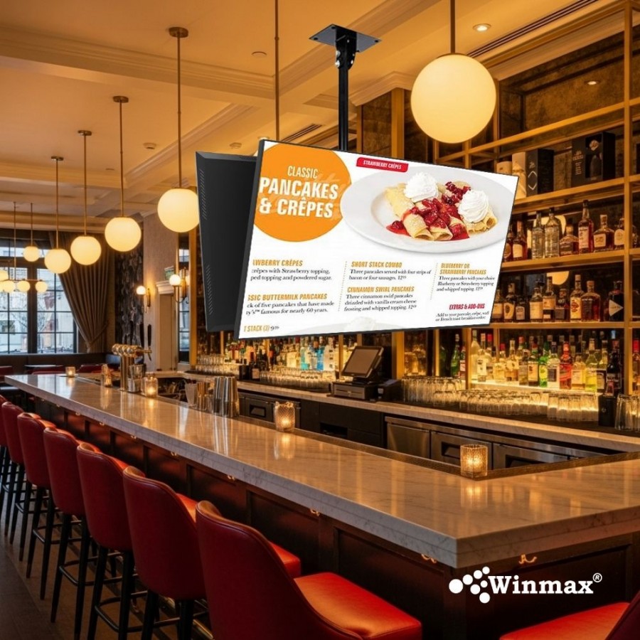 กระดานเมนูแบบดิจิตอล ขนาด 65 นิ้ว Digital Menu Board Winmax รุ่น Win 454