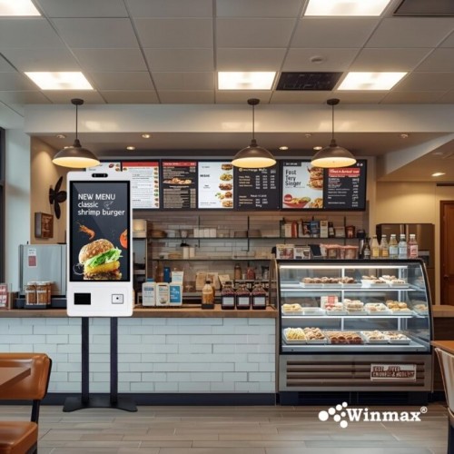 ตู้คีออสขายสินค้าบริการตนเอง Self Ordering Kiosk ติดผนังหรือตั้งพื้น ขนาด 21.5/23.8 นิ้ว Winmax รุ่น Win523