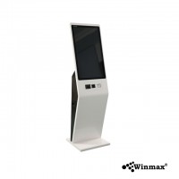 เครื่องกดบัตรคิวบริการตนเอง ตู้คีออสขายสินค้า Kiosk Ordering Self Service ขนาด 32 นิ้ว Winmax รุ่น Win513