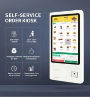 ตู้ขายอาหารแบบบริการตัวเอง ตู้คีออสทัชสกรีน Touchscreen Kiosk Ordering Self Service 24/27/32 นิ้ว Winmax รุ่น Win525