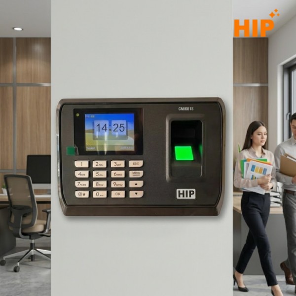 เครื่องสแกนลายนิ้วมือ เครื่องอ่านลายนิ้วมือ Fingerprint  HIP CMi 681S