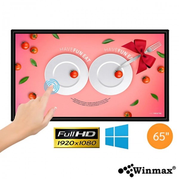 คีออสทัชสกรีน จอทัชสกรีน Winmax Kiosk ขนาด 65 นิ้ว รุ่น Winmax-K065A