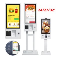 ตู้ขายอาหารแบบบริการตัวเอง ตู้คีออสทัชสกรีน Touchscreen Kiosk Ordering Self Service 24/27/32 นิ้ว Winmax รุ่น Win525