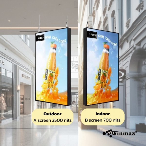ป้ายโฆษณาดิจิตอล (ความสว่างสูง) 4K 49 นิ้ว Digital Signage (High-brightness) รุ่น WINMAX-GLP49