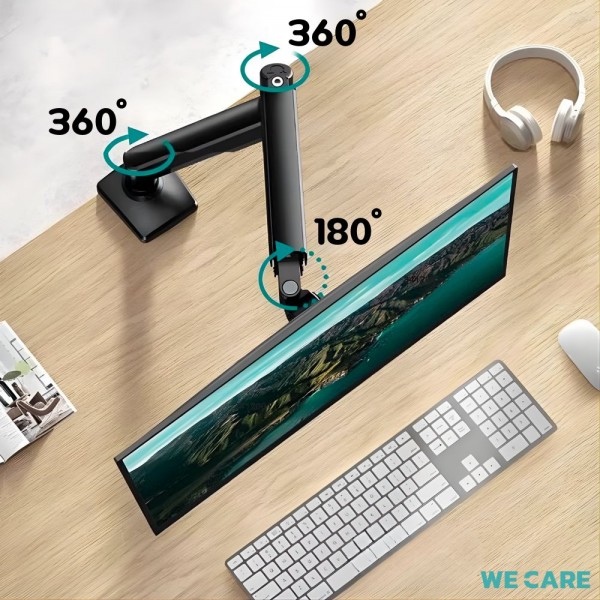 ขาตั้งจอคอมพิวเตอร์ หน้าจอเดี่ยว ขนาด 14-32 นิ้ว รองรับน้ำหนัก 10 กก. WE CARE รุ่น MOST-1