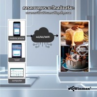 กระดานเมนูแบบดิจิตอล ขนาด 32 นิ้ว Digital Menu Board Winmax รุ่น Win 451