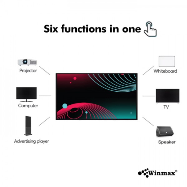 จอทัชสกรีน Touch PC ขนาด 32/43/55/65 นิ้ว Winmax รุ่น Win12-H จอทัชสกรีน Touch PC ขนาด 32/43/55/65 นิ้ว Winmax รุ่น Win12-H