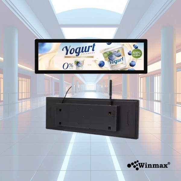 ป้ายโฆษณา LCD Bar Screen ขนาดกลาง 43 / 48.8 / 49.5 / 58.4 นิ้ว Digital Signage Bar Screen รุ่น Win462