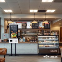 ตู้คีออสขายสินค้าบริการตนเอง Self Ordering Kiosk ติดผนังหรือตั้งพื้น ขนาด 21.5/23.8 นิ้ว Winmax รุ่น Win523