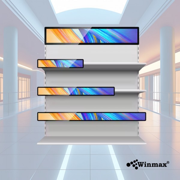 ป้ายโฆษณา LCD Bar Screen ขนาดกลาง 43 / 48.8 / 49.5 / 58.4 นิ้ว Digital Signage Bar Screen รุ่น Win462