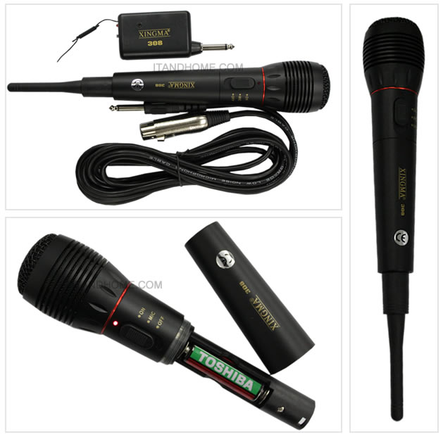 Multimedia Wireless Microphone 2 in 1