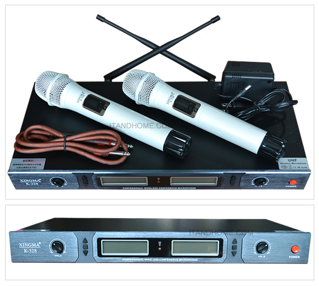 Professional Wireless UHF Microphone System XINGMA K-328