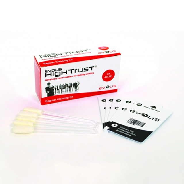 อุปกรณ์ทำความสะอาด เครื่องพิมพ์บัตร สำหรับเครื่องพิมพ์บัตร Evolis Primacy / Zenius