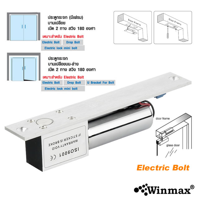 ชุดล็อกอิเล็กทรอนิกโบล์ท Electric Bolt