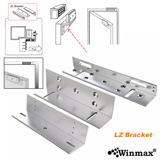 LZ Bracket For Megnetic Lock 280Kg 620lbs