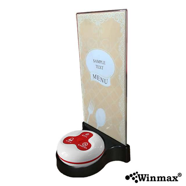 Acrylic Menu Holder for Restaurant Black Winmax-K-SPB