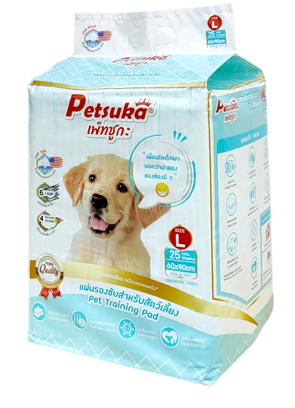 Petsuka Pet Training Pad Size L 90x60 cm