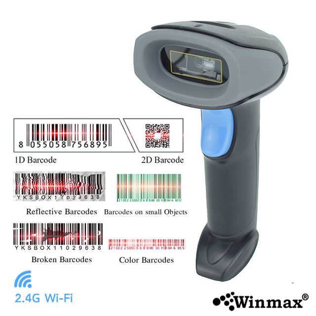 Wireless Barcode Reader 2.4G Winmax-P309