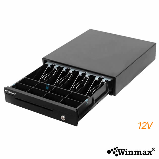 Cash Drawer Money 4 Bill 8 Coin for POS System 12V