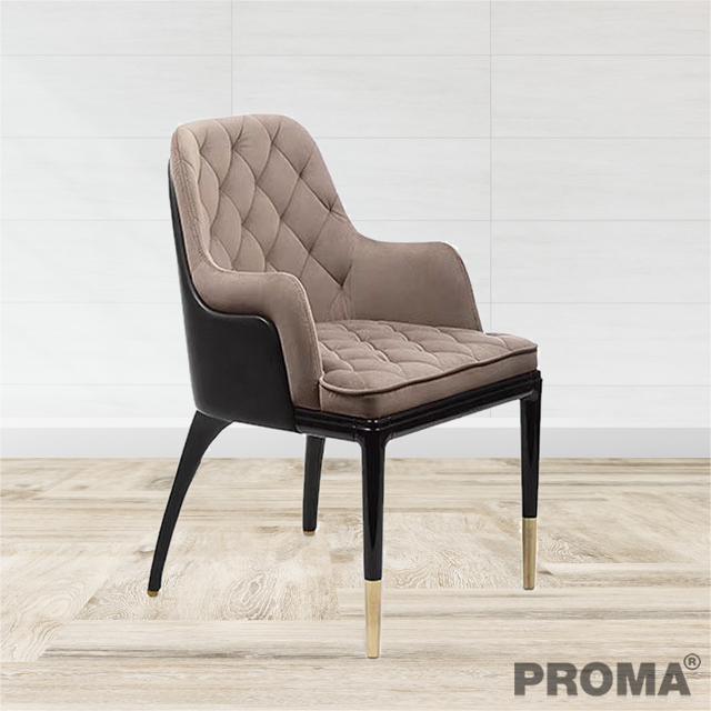 Lounge Hotel Sofa Chair With Natural Solid Wood Frame