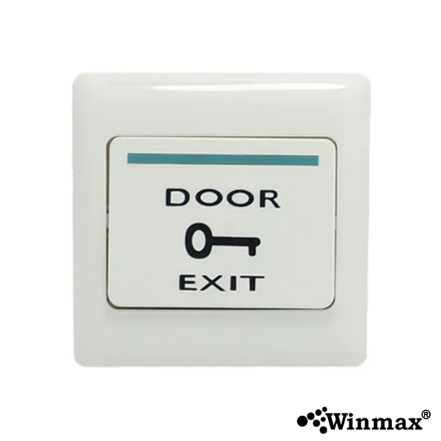 ปุ่มกดออกพลาสติก สำหรับควบคุมเปิด-ปิดประตู