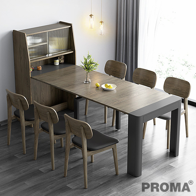 FURNITURE FOLDING TELESCOPIC DINING TABLE