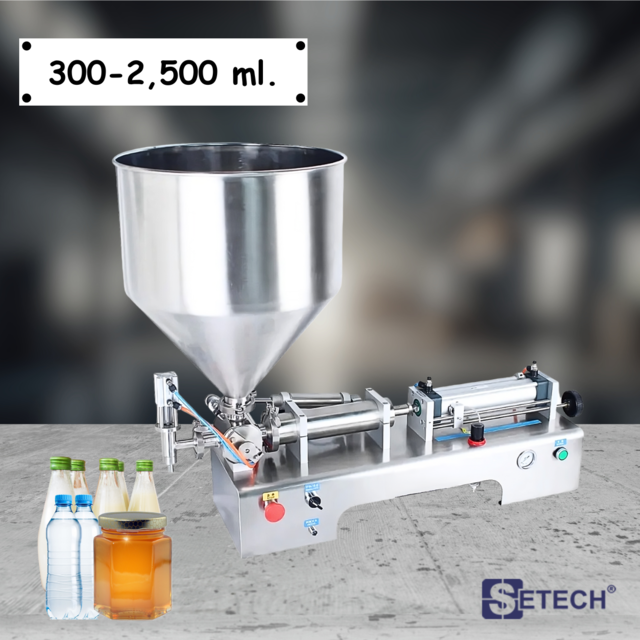 เครื่องบรรจุของเหลว ความจุ 300-2500 ml SETECH