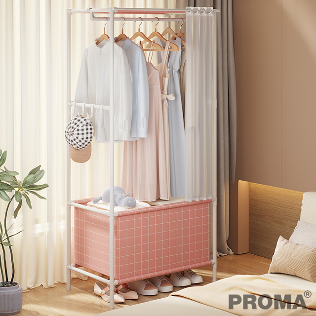 Hanging Clothes Dormitory Storage Coat Shelf