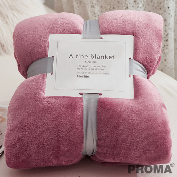 ผ้าห่มขนแกะปะการัง ผ้านวม ห่มกันหนาว