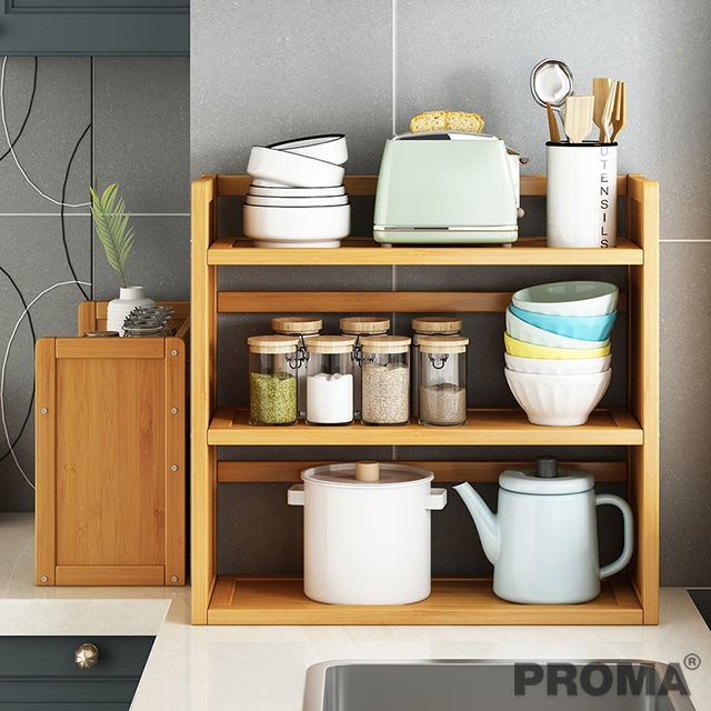 Kitchen Countertop Storage Rack Tableware Condiment Multi-layer