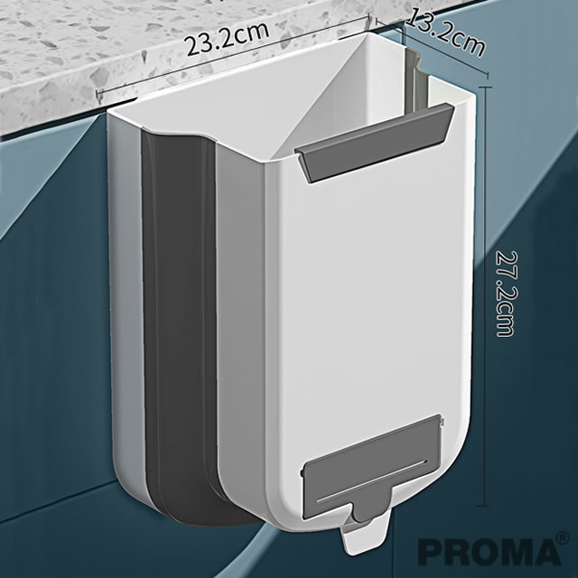 Hanging Trash Can Folding Cabinet Door Kitchen