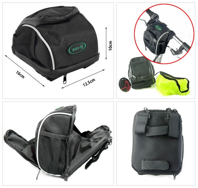 กระเป๋าจักรยาน กระเป๋าติดหน้าจักรยาน กระเป๋าติดแฮนด์จักรยาน พร้อมถุงกันน้ำ