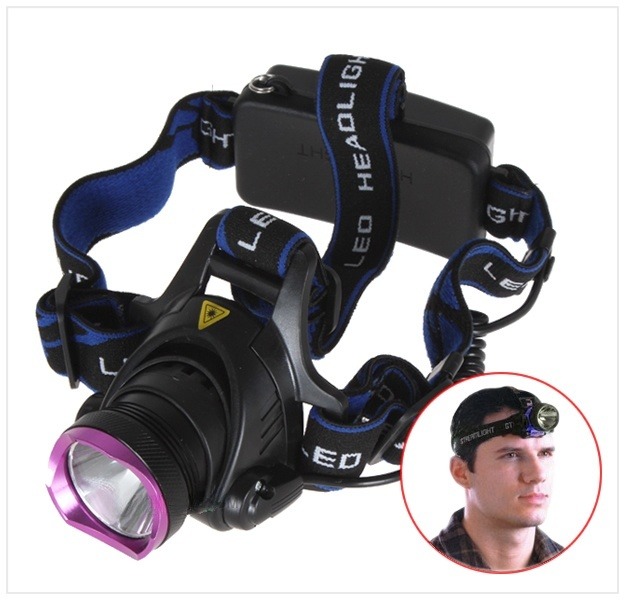 ไฟฉาย led คาดหัว ไฟ led ติดหัว High Power Zoom Headlamp