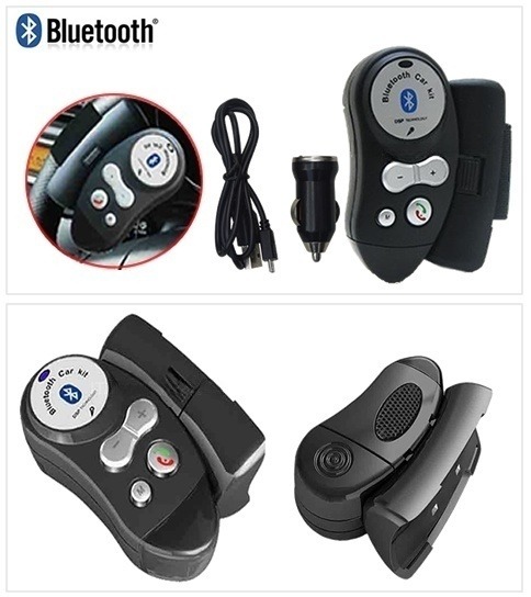 ลำโพง Bluetooth ติดพวงมาลัยรถยนต์ เชื่อมต่อกับมือถือ สมาร์ทโฟน