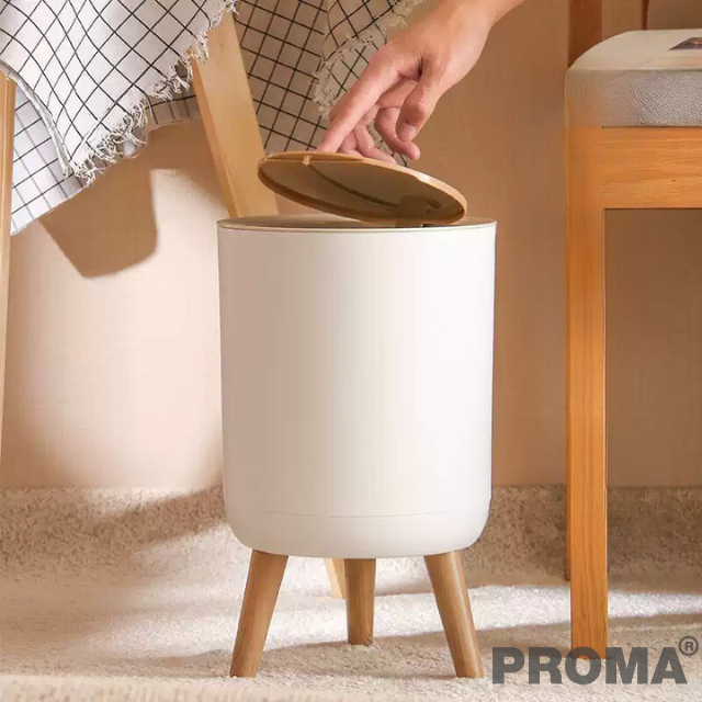 Minimalist style trash can, small trash can, easy to open and close