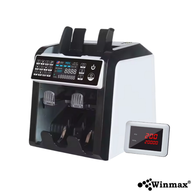 BankNote Counter With UV MG IR Money Detector Mix Value Counter