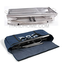 Stainless steel folding Portable barbecue bbq grill 