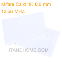 Mifare Card 4K ѵ-Mifare 4K 13.56MHz
