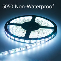ไฟแอลอีดีแบบเส้น LED Strip Ribbon ยาว 5 เมตร สีขาว SMD5050 ไม่กันน้ำ LST505NW