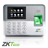 เครื่องสแกนลายนิ้วมือเข้าออกงาน ZKTeco รุ่น LX50