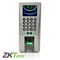 เครื่องสแกนลายนิ้วมือควบคุมประตู และเข้าออกงาน ZKTeco รุ่น F18