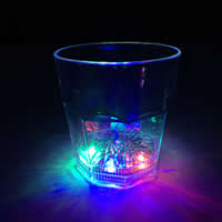 Plastic LED glass 285ml 10oz