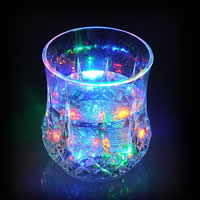 Plastic LED glass 200ml 7oz