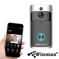 วีดีโอดอร์เบลล์ Video Doorbell กล้องตาแมว ดูผ่านสมาร์ทโฟน VDB0008