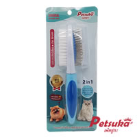 ç 2 ҹ Petsuka 2in1 Ѻçբѵ§ Pet Brush Double-sided Pet Hair