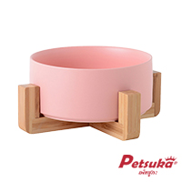 Petsuka Pet Bowl Ceramic Pink Color