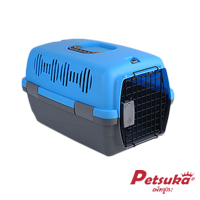 กล่องใส่สัตว์เลี้ยง Petsuka Pet Cage กรงหิ้วสำหรับเดินทาง สีฟ้า