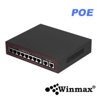 พีโออีสวิทซ์ Network POE Switch 8 Port Ethernet 10/100Mbps Winmax-POE-8P